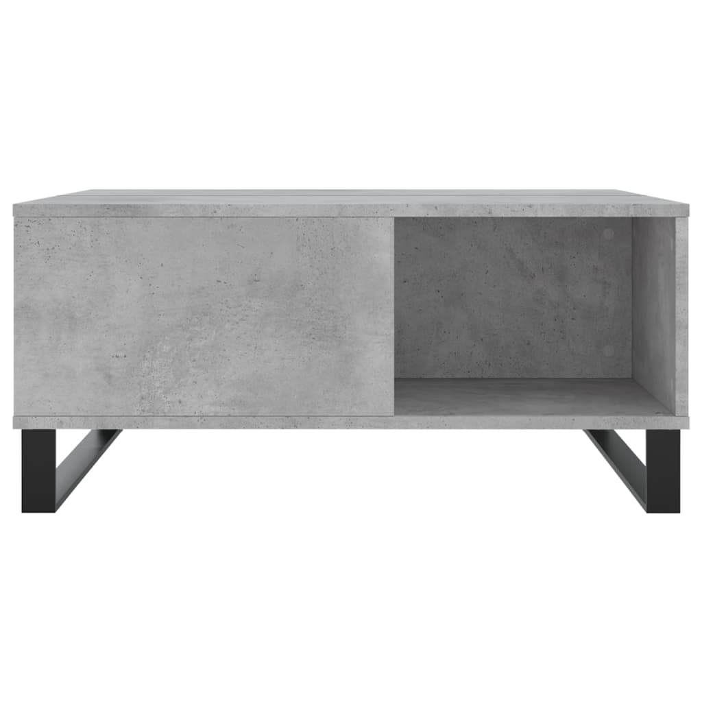Salongbord Sofabord Betonggrå 80x80x36,5 cm