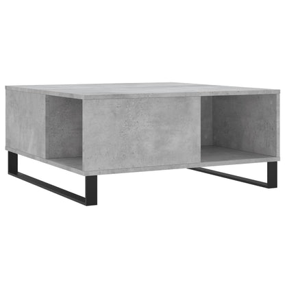 Salongbord Sofabord Betonggrå 80x80x36,5 cm