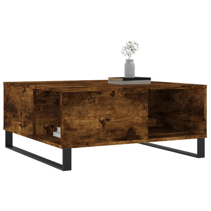 Salongbord Sofabord Røkt Eik 80x80x36,5 cm