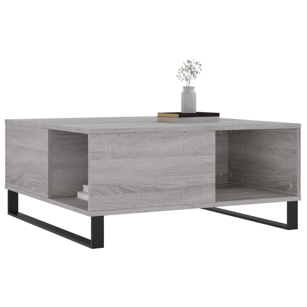 Salongbord Sofabord Sonoma Grå 80x80x36,5 cm