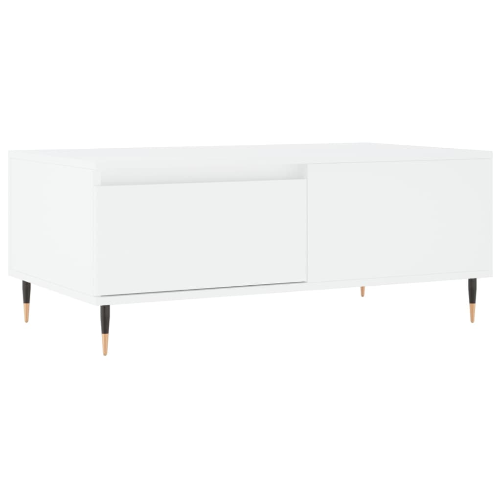 Salongbord Sofabord Hvit 90x50x36,5 cm