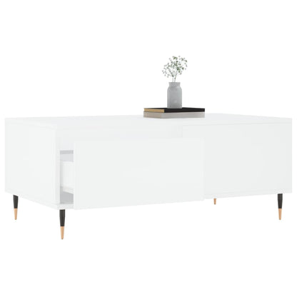Salongbord Sofabord Hvit 90x50x36,5 cm