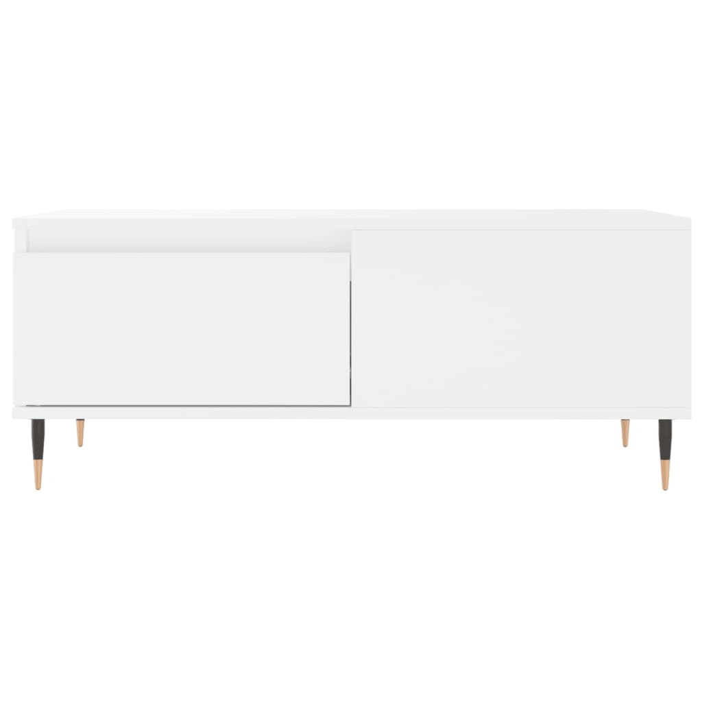 Salongbord Sofabord Hvit 90x50x36,5 cm