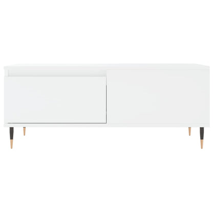 Salongbord Sofabord Hvit 90x50x36,5 cm