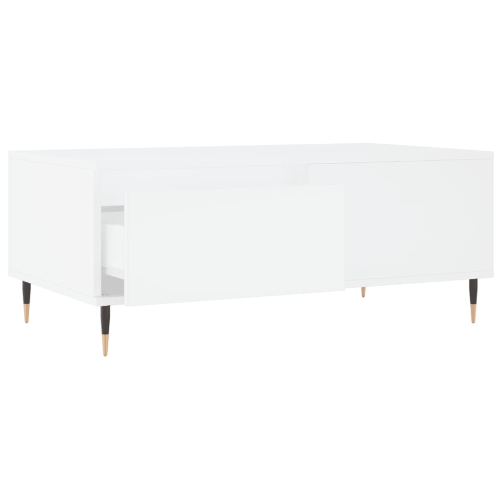 Salongbord Sofabord Hvit 90x50x36,5 cm