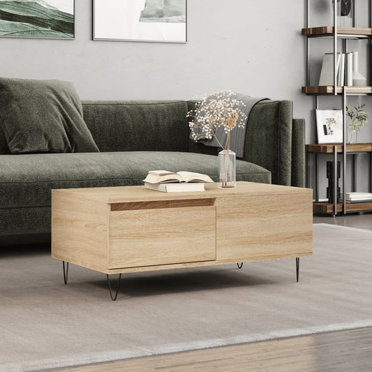 Salongbord Sofabord Sonoma Eik 90x50x36,5 cm