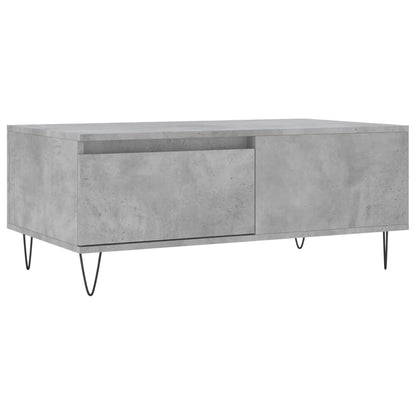 Salongbord Sofabord Betonggrå 90x50x36,5 cm