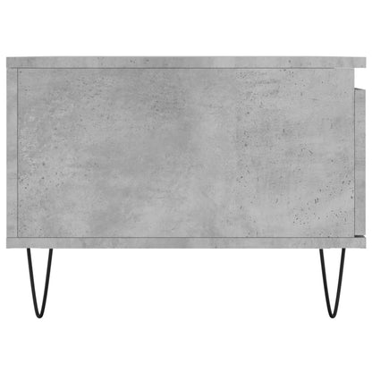 Salongbord Sofabord Betonggrå 90x50x36,5 cm