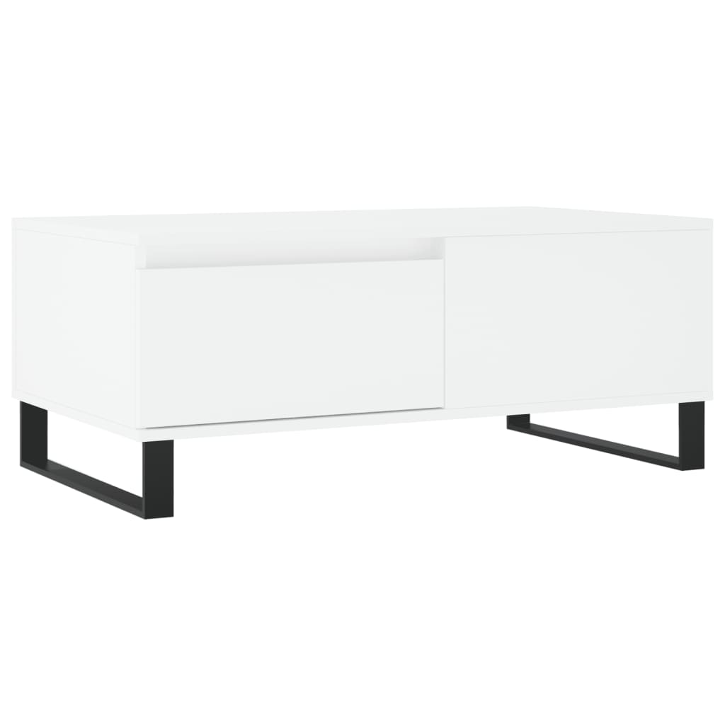 Salongbord Sofabord Hvit 90x50x36,5 cm