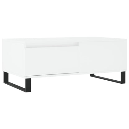 Salongbord Sofabord Hvit 90x50x36,5 cm