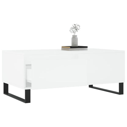 Salongbord Sofabord Hvit 90x50x36,5 cm