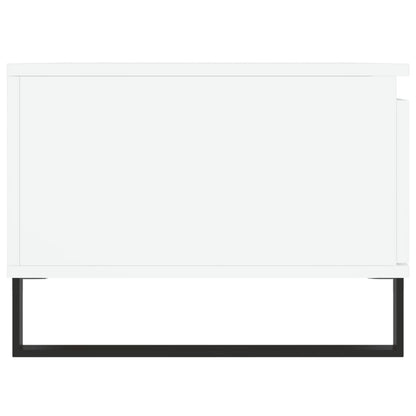 Salongbord Sofabord Hvit 90x50x36,5 cm