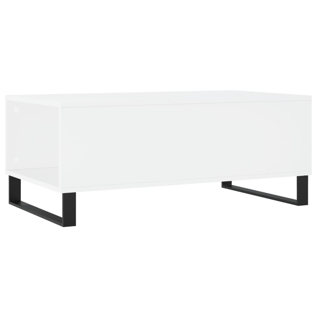 Salongbord Sofabord Hvit 90x50x36,5 cm