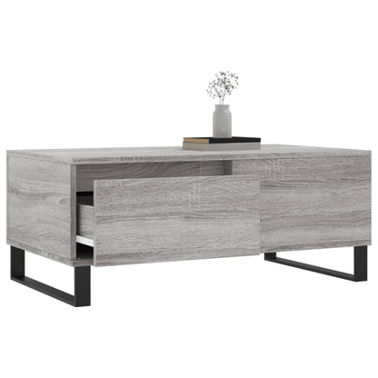 Salongbord Sofabord Sonoma Grå 90x50x36,5 cm