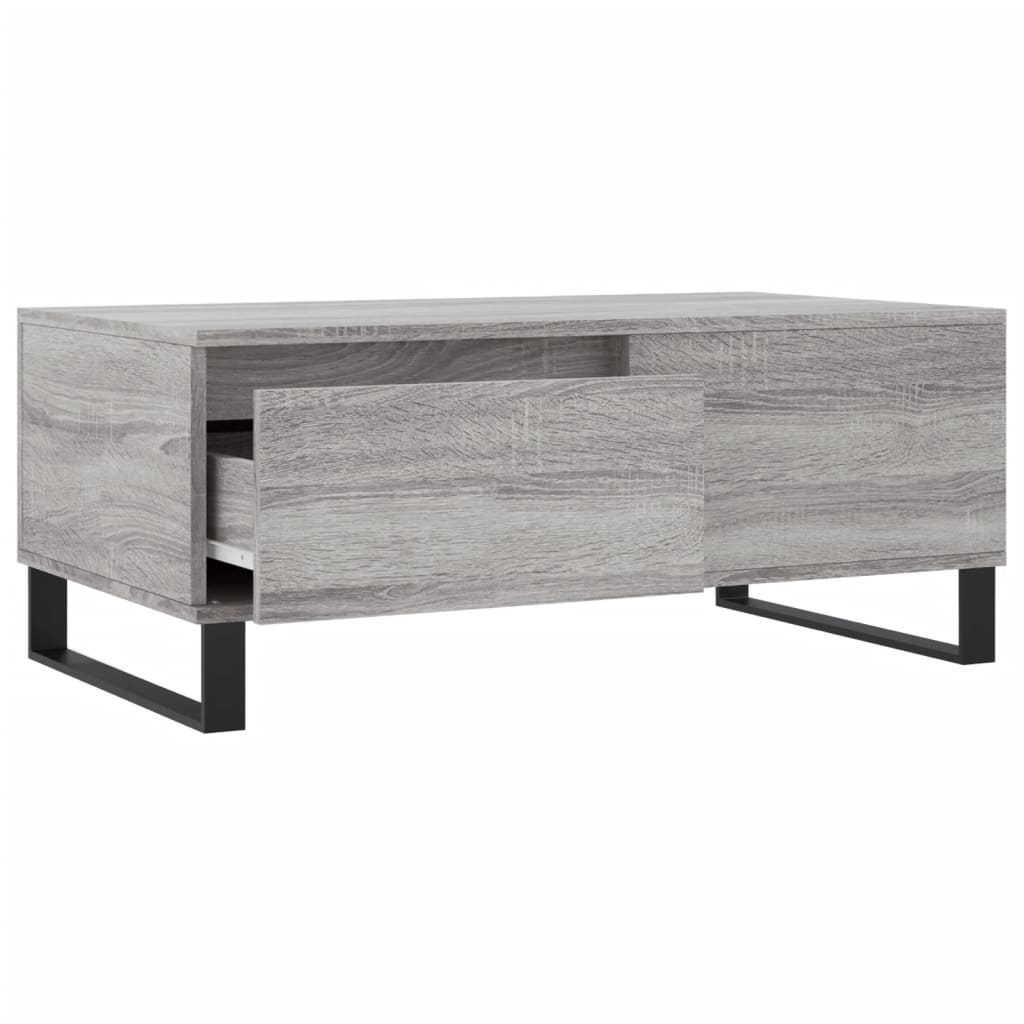 Salongbord Sofabord Sonoma Grå 90x50x36,5 cm
