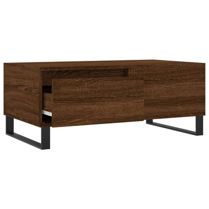 Salongbord Sofabord Brun Eik 90x50x36,5 cm