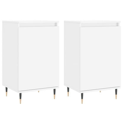 Kommode Hvit 2 stk 40x35x70 cm