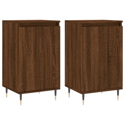 Kommode Brun Eik 2 stk 40x35x70 cm