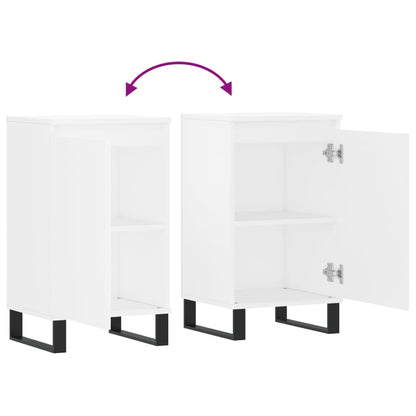 Kommode Hvit 2 stk 40x35x70 cm