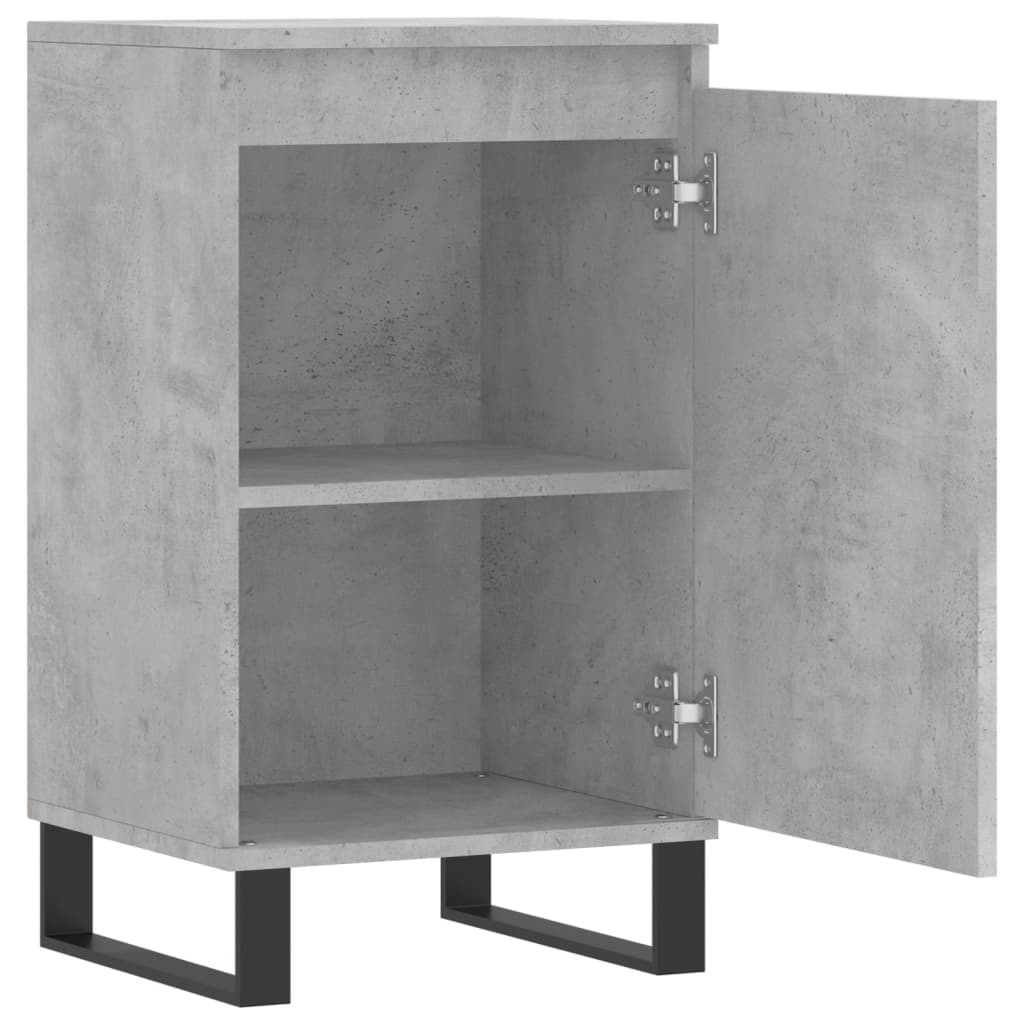 Kommode Betonggrå 2 stk 40x35x70 cm