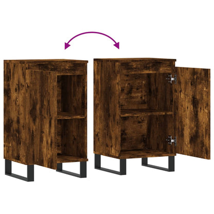 Kommode Røkt Eik 2 stk 40x35x70 cm