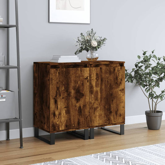 Kommode Røkt Eik 2 stk 40x35x70 cm