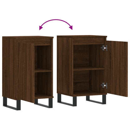 Kommode Brun Eik 2 stk 40x35x70 cm