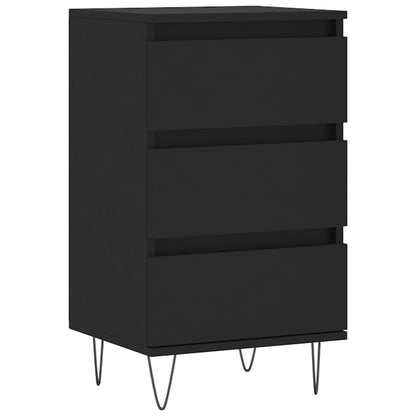 Kommode Svart 40x35x70 cm
