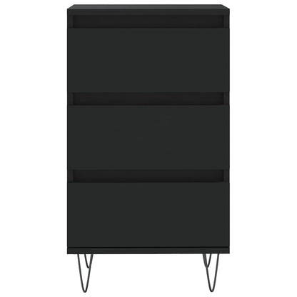 Kommode Svart 40x35x70 cm
