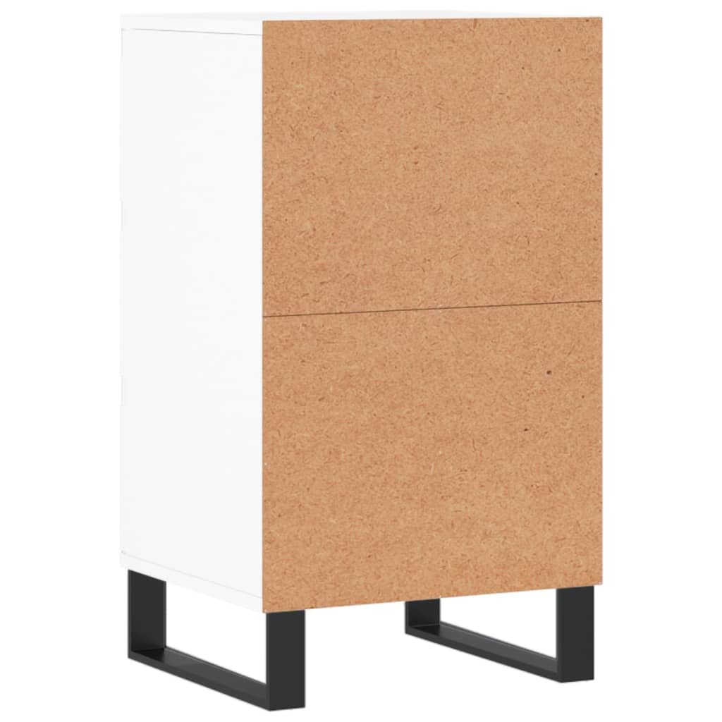 Skjenk hvit 40x35x70 cm konstruert tre