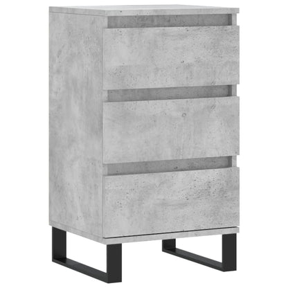 Skjenk betonggrå 40x35x70 cm konstruert tre
