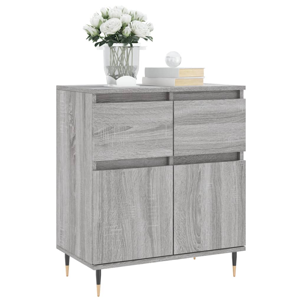 Kommode Sonoma Grå 60x35x70 cm