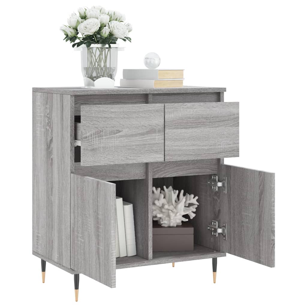Kommode Sonoma Grå 60x35x70 cm