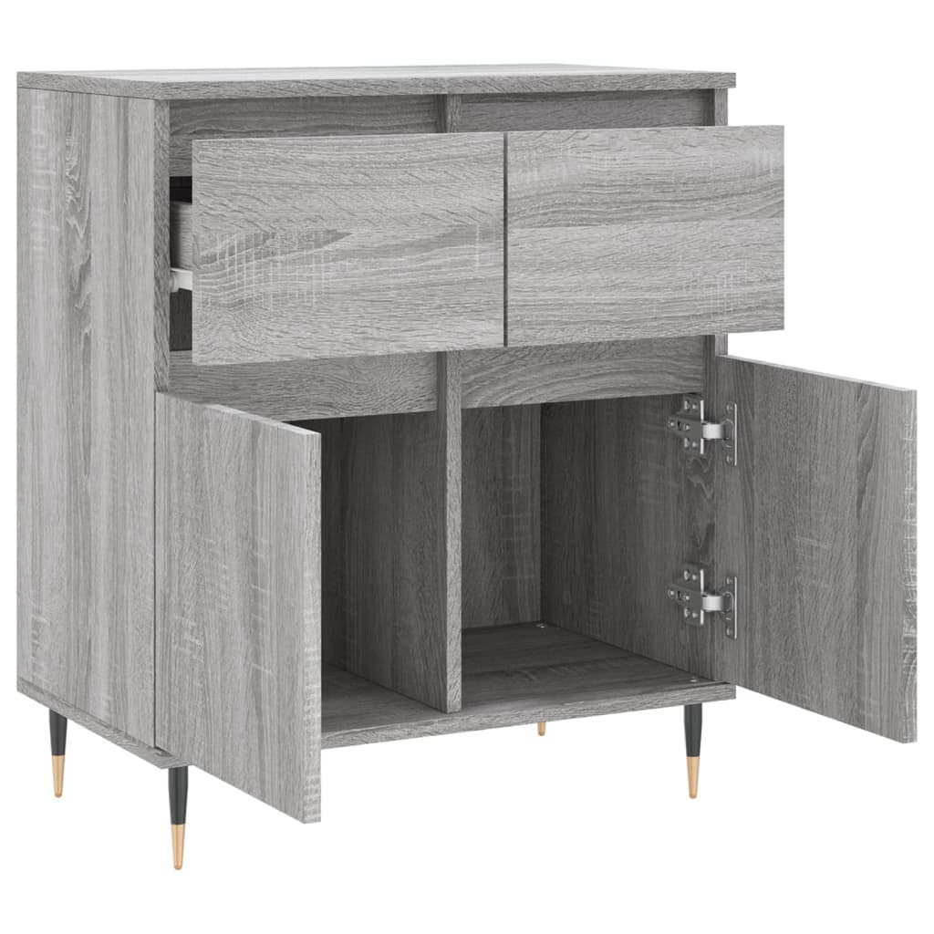 Kommode Sonoma Grå 60x35x70 cm