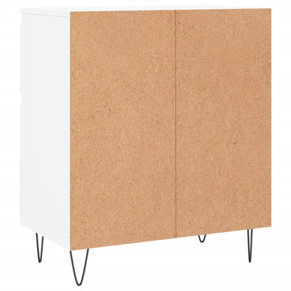 Skjenk hvit 60x35x70 cm konstruert tre