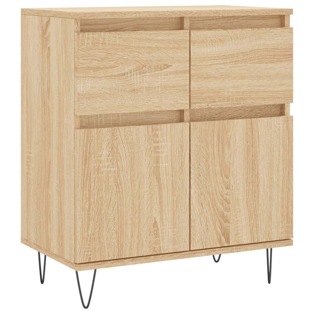 Skjenk sonoma eik 60x35x70 cm konstruert tre