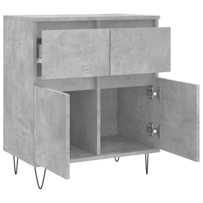 Kommode Betonggrå 60x35x70 cm