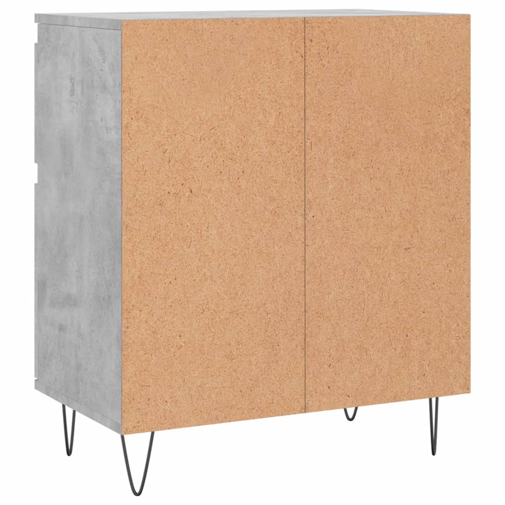 Kommode Betonggrå 60x35x70 cm