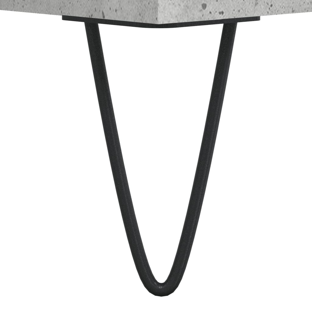 Kommode Betonggrå 60x35x70 cm
