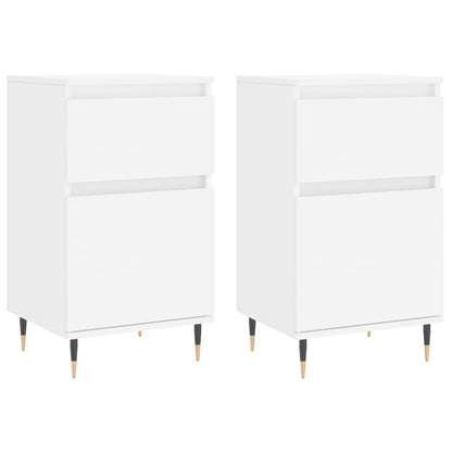 Kommode Hvit 2 stk 40x35x70 cm