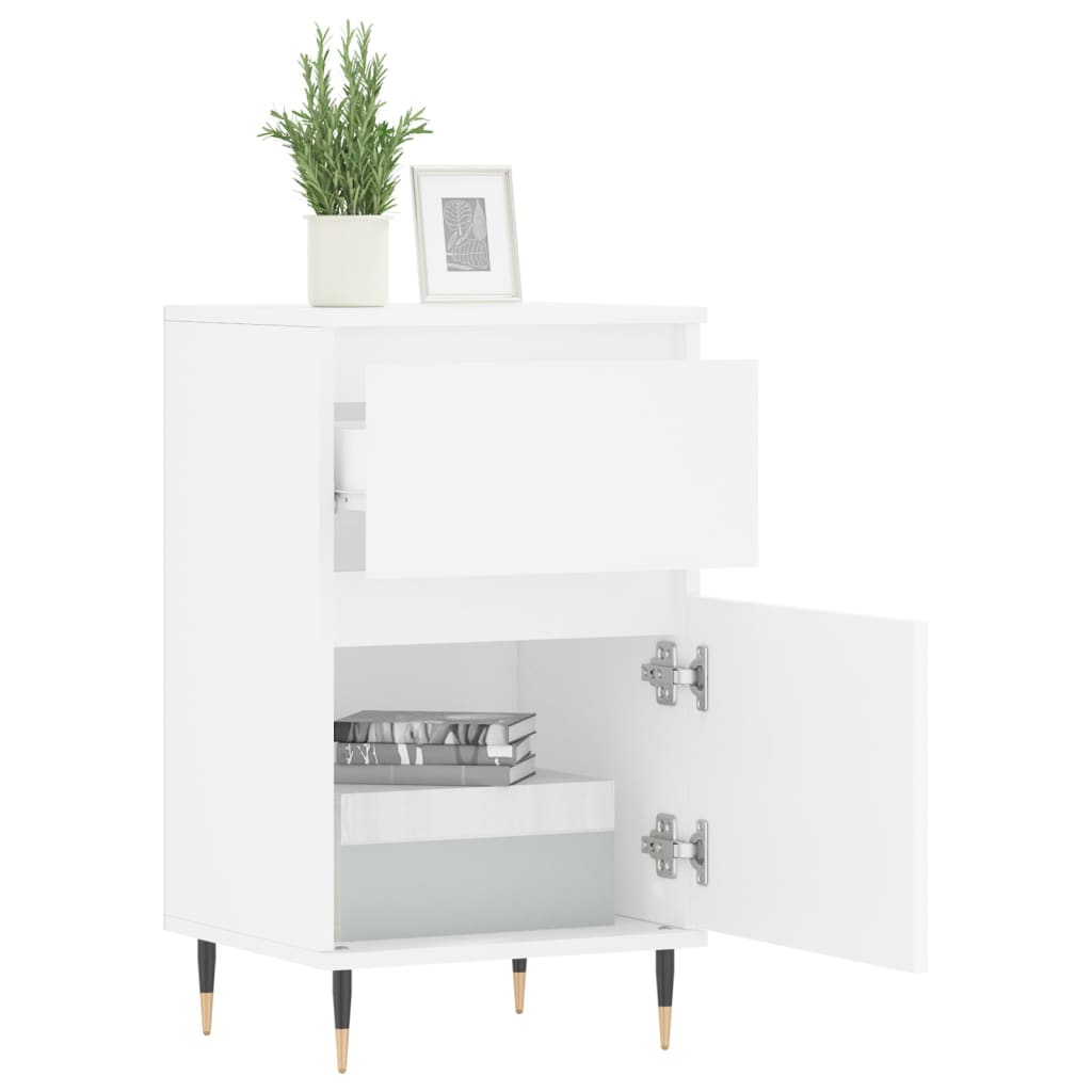 Kommode Hvit 2 stk 40x35x70 cm