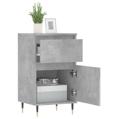 Kommode Betonggrå 2 stk 40x35x70 cm