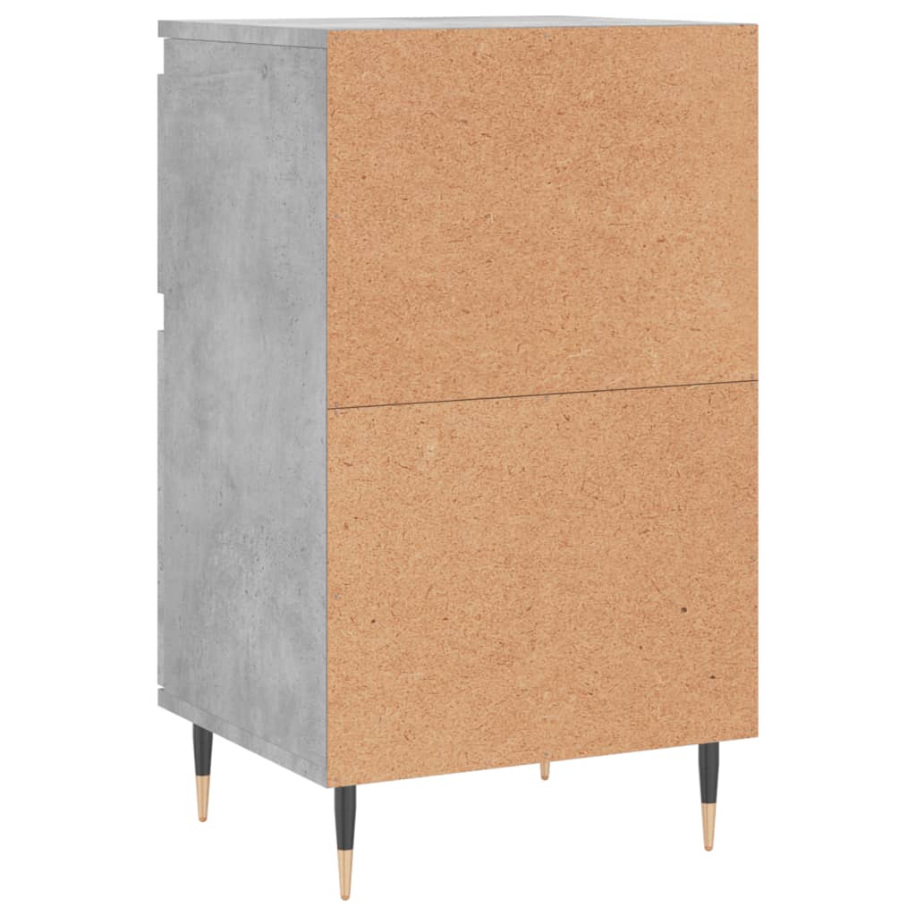 Kommode Betonggrå 2 stk 40x35x70 cm