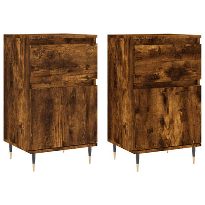 Kommode Røkt Eik 2 stk 40x35x70 cm