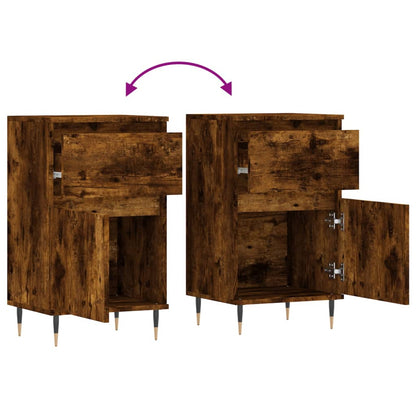 Kommode Røkt Eik 2 stk 40x35x70 cm