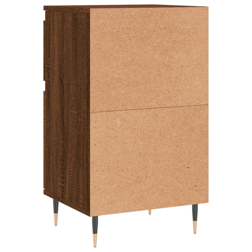 Kommode Brun Eik 2 stk 40x35x70 cm