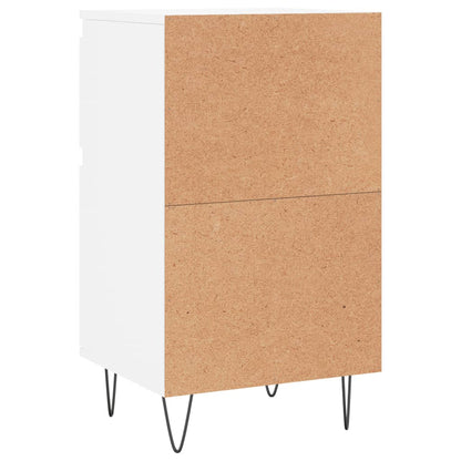 Skjenk hvit 40x35x70 cm konstruert tre