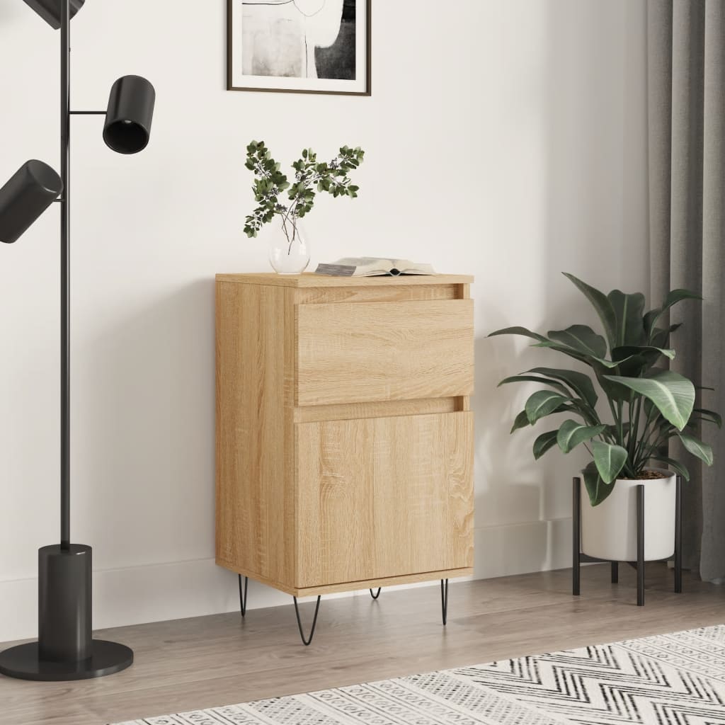 Skjenk sonoma eik 40x35x70 cm konstruert tre
