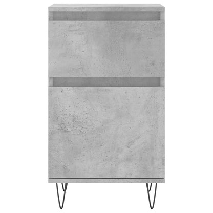 Skjenk betonggrå 40x35x70 cm konstruert tre