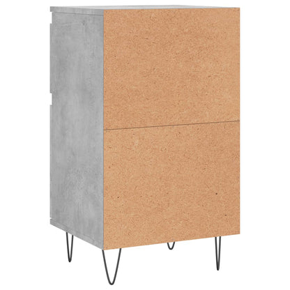 Skjenk betonggrå 40x35x70 cm konstruert tre